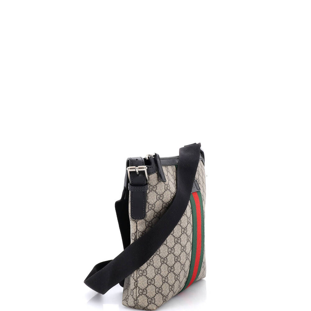 Gucci Web Messenger Bag Gg Coated #224593G13B - Picture 2 of 8